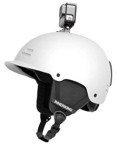 InnerKing Lightweight Ski Helmet for Men and Women with Action Camera Mount, 12-Vent ABS Snowboard Helmet with Impact-Resistant EPS Foam, Adjustable Fit, Protective Snow Sports Helmet- - Image 1