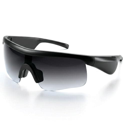 NICKLUC Bluetooth Glasses with Open Ear Speakers,Hi-Fi Stereo Sound Audio Sunglasses for Men,Polarized UV400 Waterproof for Cycling,Running,Driving - Image 1