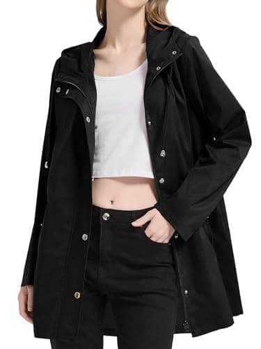 Orolay RainJacket for Women Waterproof with Hood Trech Coat for Women Lightweight Raincoats Packable Windbreaker - Image 1