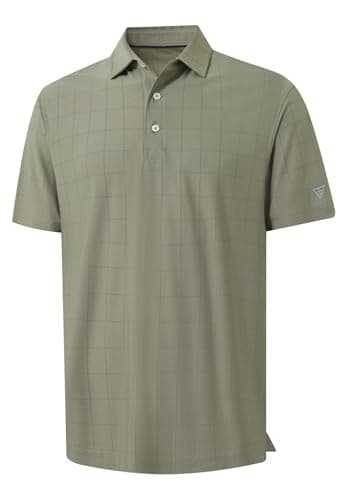 M MAELREG Men's Golf Shirts Short Sleeve Lightweight Performance Moisture Wicking Dry Fit Casual UPF 30+ Polo Shirts for Men - Image 1
