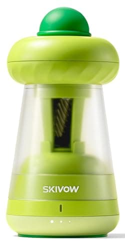 Skivow Electric Pencil Sharpener, Fully Automatic Pencil Sharpener for Classroom, 6.5-11.5mm Colored/Jumbo Pencils, Hands-Free, Auto in & Out, Rechargeable Sharpeners for Home Office (Budding Green) - Image 1