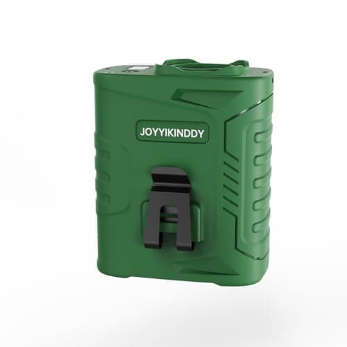 JoyyiKinddy Waist Clip Fan - Portable Belt Fan with 5000mAh Rechargeable, 39ft/s Ultra-Strong Wind, 5 Speeds, 29H Runtime, LED Light, SOS Lamps for Outdoor, Travel, Camping - Image 1