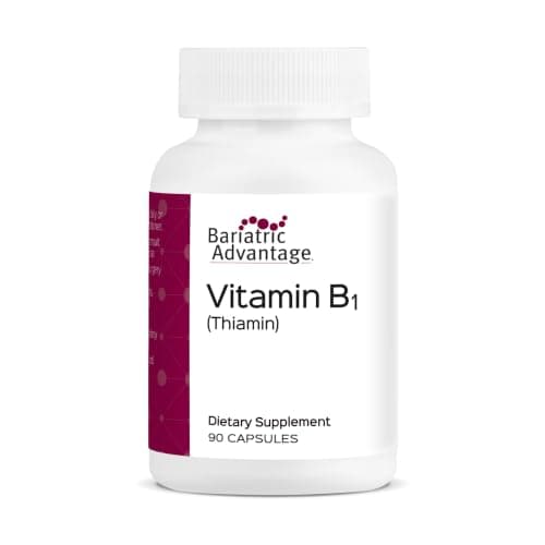 Bariatric Advantage Vitamin B1 Thiamin - 100 mg Thiamin Mononitrate - Easy Digest - Designed for Bariatric Patients - Supports Energy Production* - 90 Count - Image 1
