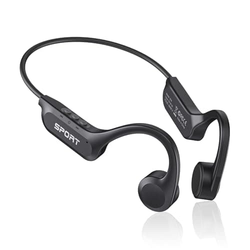 CXK Bone Conduction Headphones Bluetooth 6.0 Open Ear Headphones with Mic, Premium Loud Sound 10Hrs Playtime Bluetooth Headphones, IPX6 Waterproof Sports Headset for Running, Cycling, Walking - Image 1