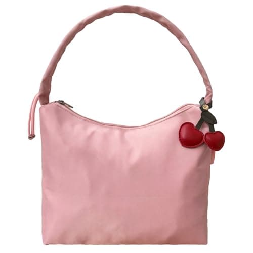 TTCAYU Lunch Bag Women Small Insulated Lunch Bags Cute Lunchbox Lightweight Cooler Bag For Work Picnic Travel (PINK-lunch bag) - Image 1