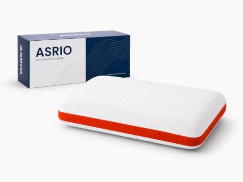 ASRIO 4D Silicone Grid Pillow: Cooling TPE Ergonomic Cervical Support for Neck Pressure Relief, Side & Back Sleepers, Washable (Queen (U.S. Standard), (Bread Pillow)) - Image 1