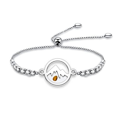 YLWJSP Mustard Seed Bracelet Christian Gift Mustard Seed Jewelry Bracelet Faith Gift Inspirational Jewelry Religious Gift for Women (mountain seed Br) - Image 1