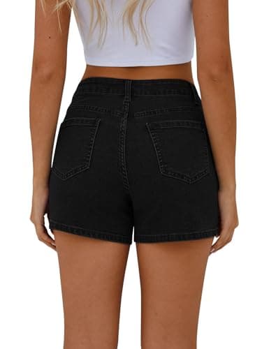 MixShe Linen Pants Women Plus Size Womens Clothing Shorts Fashion Western Outfit Black Small - Thumbnail 4