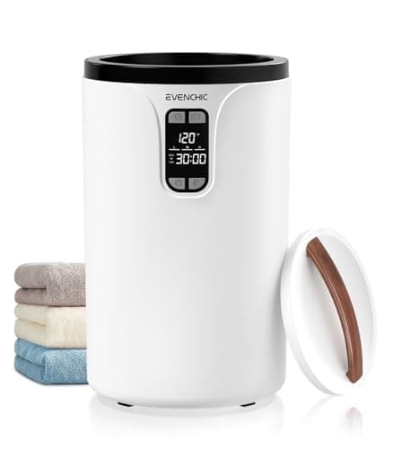 Evenchic Towel Warmer, 20L Hot Towel Warmers for Bathroom with 24H Timer, Temperature Adjustable, LED Display, Auto Shut Off, Even Heated for Oversized Towels, Bathrobes, Blankets - Image 1