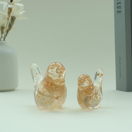 YeseeYe Birds Statues Home Decor Figurine Modern Style Sculpture Decorative Ornaments for Living Room, Bedroom, Office Desktop, Cabinets