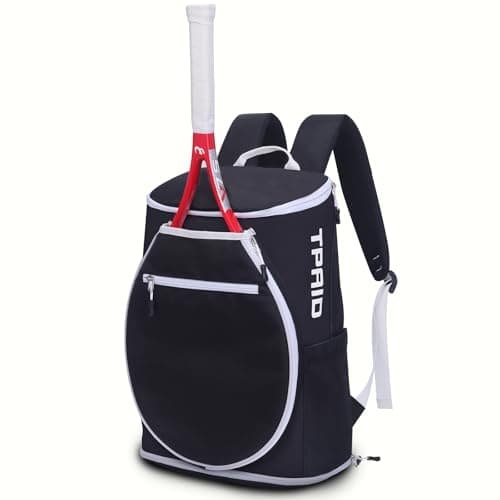 Tennis Backpack, Team Tennis Racket Bag for Men & Women, Sport Bags for Tennis Pickleball Badminton with Shoes Compartment