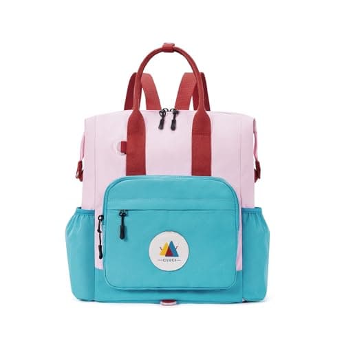 CLUCI Toddler Backpack, Multi Color, Unisex, 11 x 4.5 x 13 Inch, 1 Liter, Preschool Kindergarten School & Travel Backpack - Image 1