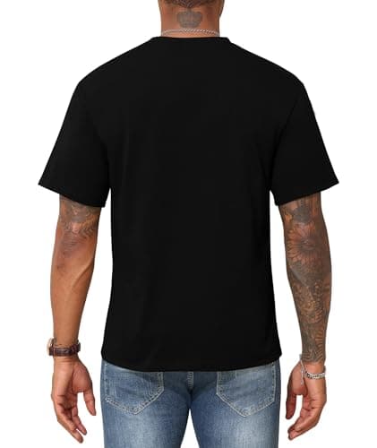 KESIHAN American Flag Shirt Patriotic Shirts for Men Crewneck Casual Mens Vintage 4th of July Graphic Tees - Thumbnail 4