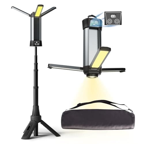 Rechargeable Work Light with Stand, Magnetic Base, Hook & Tripod (Small) - Image 1