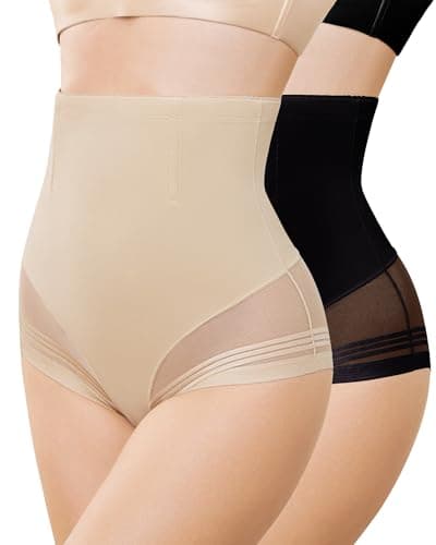 FVACPJ Shapewear Tummy Control Underwear - High Waisted Shapewear Panties Compression Body Shaping Briefs Girdle Panty