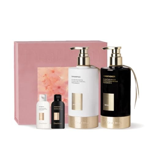 Dear Irean Shampoo and Conditioner Set, Sulfate Free Anti Dandruff Oil Control Repair Shampoo and Conditioner with Argan Oil for Women, Hair Gloss Treatment for Oily, Dry, Damaged & Curly Hair, 27 Oz - Image 1
