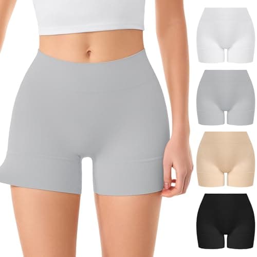 ForeverShaper Slip Shorts for Under Dresses Women, Seamless Anti Chafe Underwear Shapewear Thigh Cooling Biker Short Panties - Image 1