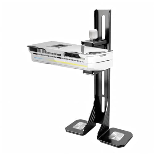 ACIDALIE Black Anti-Sagging GPU Bracket - Compatible with RTX 5070/40/30 Series, Adjustable 30-118mm, Supports 78mm Thick GPUs, Magnetic Base + CD Glossy Decoration
