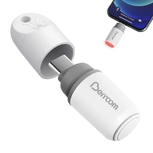 Berrcom Insect Sting and Bite Relief Device, Bug Bite & Mosquito Bite Itch Healer, Dual-Mode: Plugin to Phone/Power Bank via USB-C or Rechargeable, Chemical-Free Heat Therapy Pen