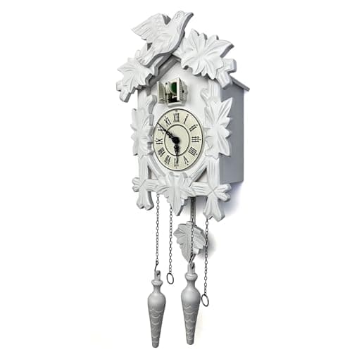 Rylai Vintage Cuckoo Clock Handcrafted Wooden Wall Clock for Home Décor - Thumbnail 3
