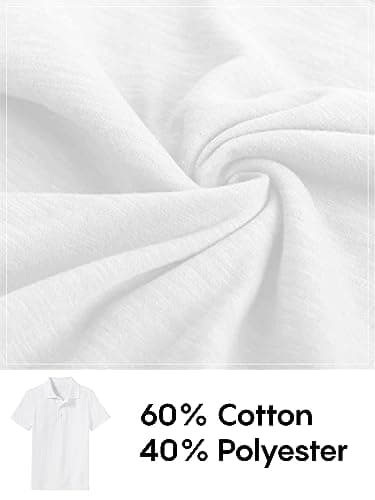 Galaxy by Harvic Polo Shirts for Boys 5-Pack Tagless School Uniform Shirts for Boys – Soft Comfortable Everyday Wear - Thumbnail 5