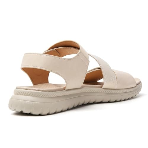 Tilocow Women Sandals Orthotic Comfortable Walking Sandals Summer Lightweight Athletic Outdoor Ankle Strap Shoes - Thumbnail 6