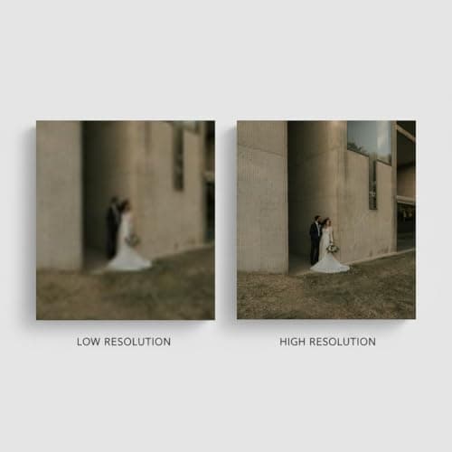 Sunook Custom Canvas Prints Personalized Photo Wall Art Decor, 12-Color HD 300 DPI Printing, Solid Pine Wood Frame, Waterproof Canvas, Ready to Hang Gift for Wedding Family Pet Memorial 24 * 36inch - Thumbnail 6