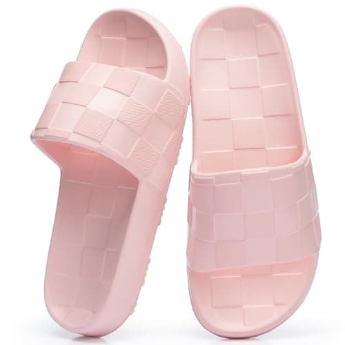GOEWY Cloud Womens Sandals - Bathroom Shower Shoes - Non Slip House Slippers - Lightweight Beach Slides Essentials for Home Travel Pool Gym - Image 1