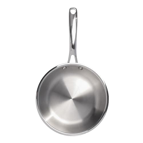 Berghoff Professional Tri-ply 18/10 Stainless Steel Frying Pan 10" Ergonomic Shaped Long Handle Induction Cooktop Fast & Even Heat Oven Safe Dishwasher Safe