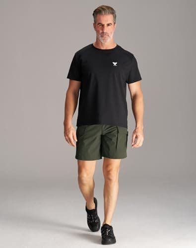 CHRONOLINE Men’s Stretch Utility Shorts Water-Repellent Lightweight Quick Dry UPF 50+ Sun Protection Hiking Golf Shorts, Ranger Green, 36 - Thumbnail 5