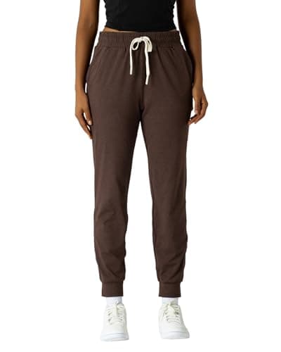 Leapstride Women's Moisture Wicking Jogger Pants for Fitness, Drawstring Waist, Side Pockets, Soft Breathable for Running, Casual Sports - Image 1