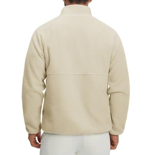 M MAELREG Mens Fleece Jacket Lightweight Soft Shell Warm Golf Jackets Winter Outdoor Tactical Hiking Casual Coat - Thumbnail 2