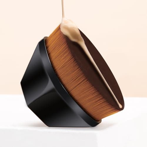 DUcare Large Kabuki Body Brush for Self Tanner Foundation Makeup Brushes For Face or Body Makeup, Works With Liquid or Cream Foundation,Kabuki Blend Makeup - Image 1