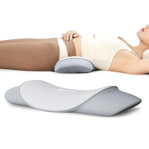 drembloo Lumbar Support Pillow for Sleeping, Ergonomic Design Memory Foam Back Lumbar Support Cushion for Lower Back Pain Relief Bed Waist Sleep Support Pillow for Side - Image 1