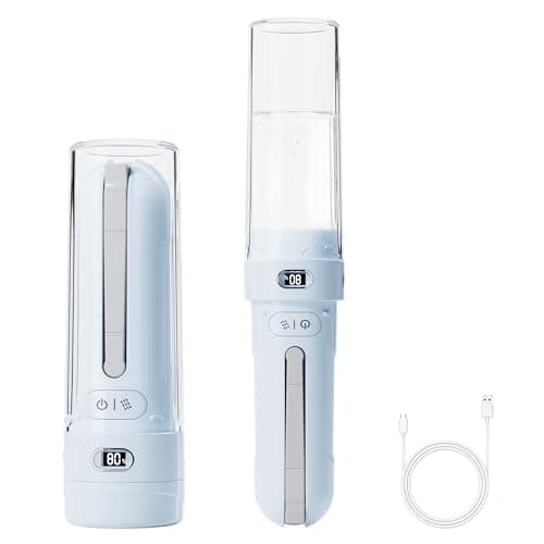 WeWi HLTH Portable Bidet for Travel | Bathroom - Rechargeable Electric Bidet Sprayer with 3 Pressure | Waterproof for Ultimate Personal Hygiene Cleaning at Home Office and Camping (Blue) - Image 1