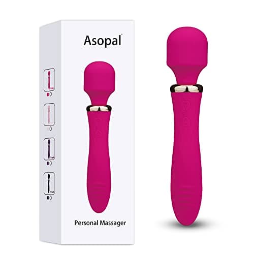 Asopal Handheld Back Massager, Electric Full Body Massager, (Red) - Image 1