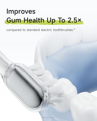 Laifen Wave Special Electric Toothbrush, New 2025 Version Oscillation & Vibration Sonic Electric Toothbrush for Adults with App, 2 Brush Heads, IP68 Waterproof Travel Powered Toothbrush (Meadow Green) - Thumbnail 3