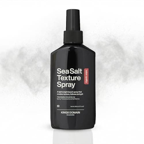 Kings Domain Melbourne Sea Salt Texture Spray | Lightweight Beach Hair Spray for Natural Volume, Grit & Matte Finish | Fuller and Thicker Hair - Image 1