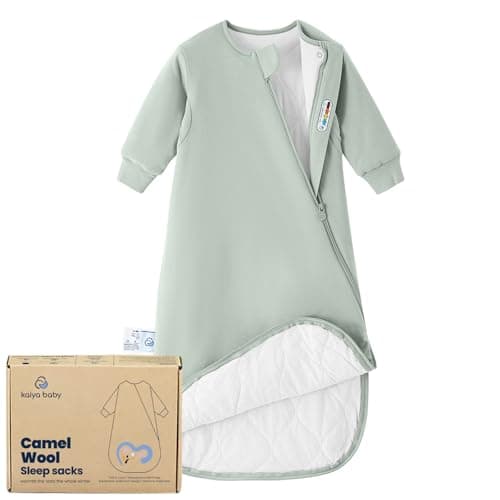 kaiya baby Unisex Sleeping Bag for Toddlers 3.5 Tog Sleep Sack 0-6 Months, Long Sleeve Sleep Sack, Wearable Blanket, One Piece with Sleeves, Gifts for Baby