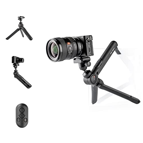 PGYTECH MANTISPOD 2.0 Bluetooth Mini Camera Vlogging Tripod Small Travel Flexible DSLR Pocket Stand Video Vlog Desktop Shooting Selfie Mount with Remote Control
