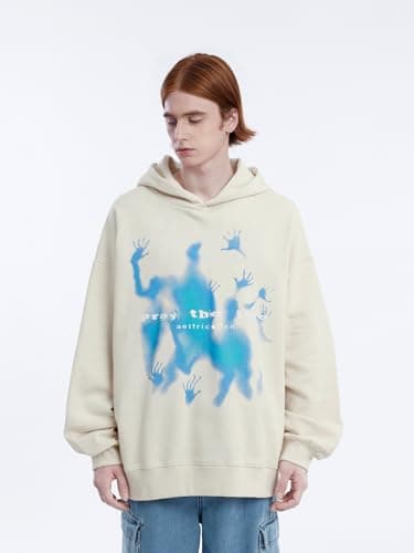 Aelfric Eden Graphic Hoodies Vintage Printed Hoodie Sweatshirt Casual Oversized Long Sleeve Streetwear Hooded Pullover - Thumbnail 2