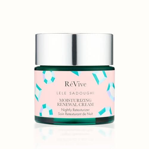 RéVive X Lele Sadoughi Renewal Night Cream ArtJar - Anti Aging Face Cream for Gentle Exfoliation & Skin Renewal - Enriched with Glycolic Acid to Help Visibly Improve Skin Texture (2.5oz)
