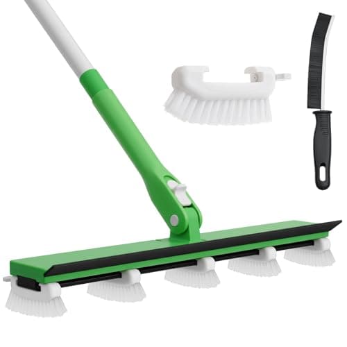 Zavrski Grout Cleaner Brush with 66'' Long Handle Stiff Bristle Multi-Line Cleaner Adjustable Heads Grout Scrub Crevice Cleaning Brush for Tile Floor, Shower, Bathroom, Kitchen, Wall - Image 1