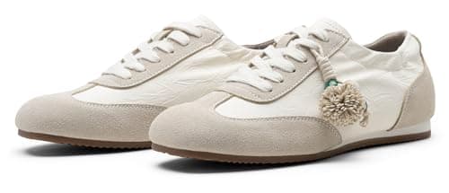 Vepose Women's Fashion Sneakers 8200 Beige Arch Support Comfortable 2026 Tennis Walking Shoes Size 11M US (CZR8200 Beige 11) - Thumbnail 5