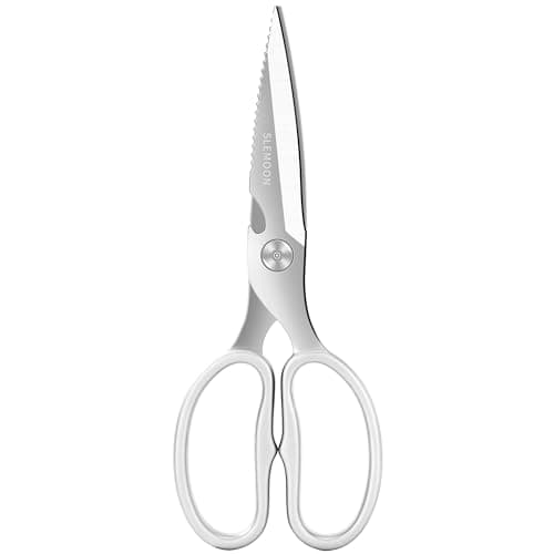 SLEMOON Heavy Duty Poultry Shears That Come Apart, All Purpose Kitchen Shears for Food,3Cr14 Fully Forged Stainless Steel Sharp Blades for Chicken,Meat,Seafood,Herbs Kitchen Scissors - Image 1