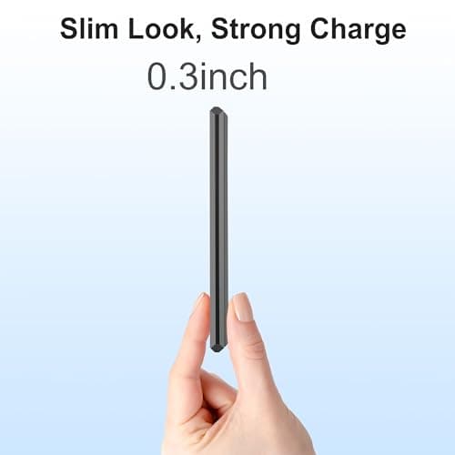 Magnetic Portable Charger 5000mAh with 15W Wireless & 20W PD Fast Charging,Ultra-Slim Travel-Ready Design,LED Display & Premium Metal Shell,Compatible with iPhone 16/15/14/13 Pro/Pro Max/Plus - Thumbnail 5