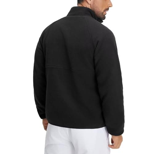 M MAELREG Men's Reversible Fleece Lined Jacket Full Zip Golf Jacket Winter Lightweight Softshell Coat Outerwear - Thumbnail 2