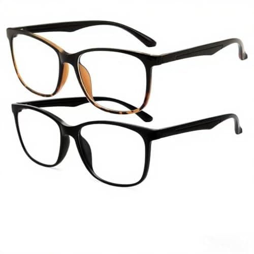 BOSSWIN Blue Light Blocking Glasses Square Fashion Computer/Gaming/TV/Phone-Blue Light Filtering for Men and Women - Image 1