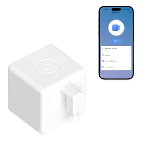 ORYZIC Fingerbot Plus Zigbee Smart Button Switch Pusher, Zigbee Hub Required, App & Timer Control, No Wiring, Upgraded Touch Control, Compatible with Alexa & Google Home via Tuya