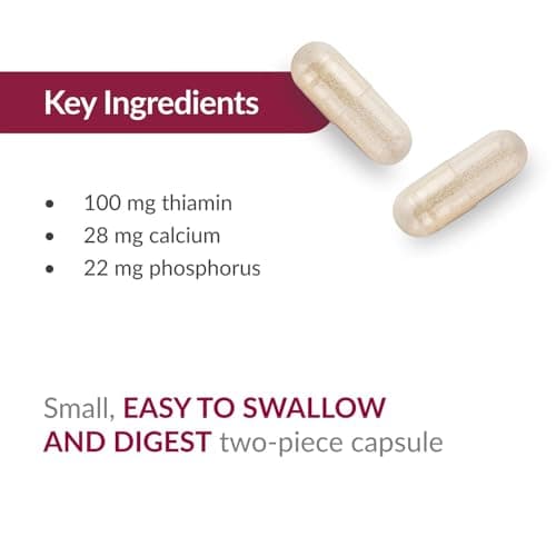 Bariatric Advantage Vitamin B1 Thiamin - 100 mg Thiamin Mononitrate - Easy Digest - Designed for Bariatric Patients - Supports Energy Production* - 90 Count - Thumbnail 6